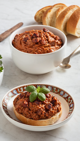 Bol de tartinade de Chorizo